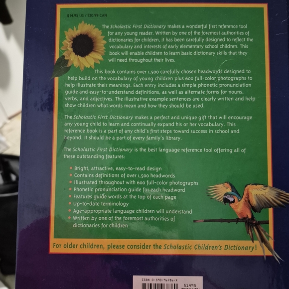 Scholastic First Dictionary - Picture 2 of 2